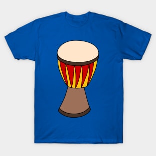 Red and Yellow Djembe T-Shirt